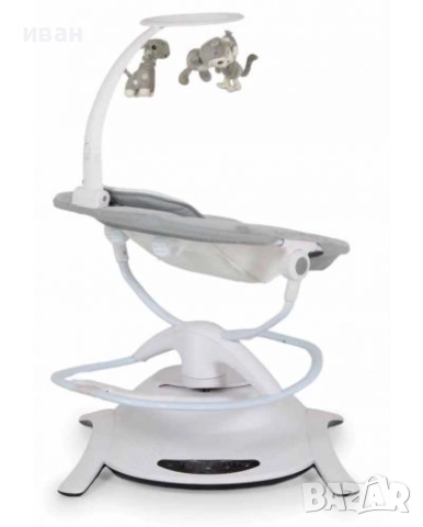 Електрическа люлка Cangaroo - La Scala, мента, снимка 3 - Детски люлки - 52551786