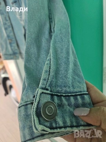 дънково унисекс яке размер Л, снимка 3 - Якета - 51777228