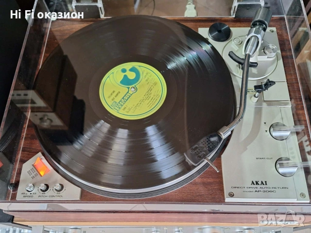 Грамофон AKAI AP-206C direct drive, снимка 5 - Грамофони - 54036213