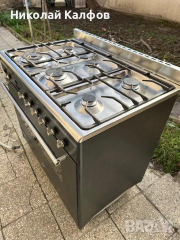 Комбинирана професионална готварска печка Смег/Smeg , снимка 4 - Печки, фурни - 52925374