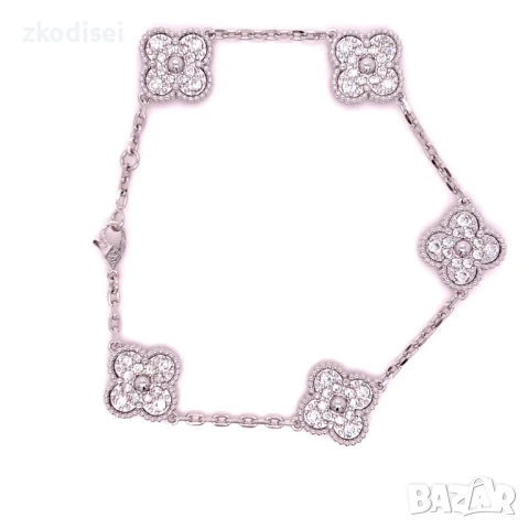 Златна мъжка гривна Cleef 15,21гр. 21,0см. 14кр. проба:585 модел:33330-1, снимка 2 - Гривни - 51348017