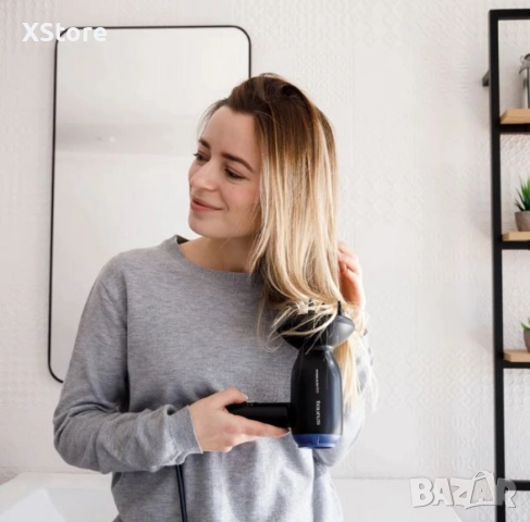 Сешоар за пътуване Studio Glow 1500 – 1400W, сгъваем, двоен волтаж, 2 скорости, снимка 5 - Сешоари - 52595207