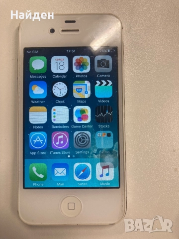 iPhone 4S,бял,iCloud,за части
