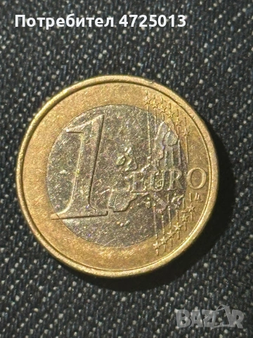 Монета Белгия 1 евро, снимка 2 - Други ценни предмети - 53298939