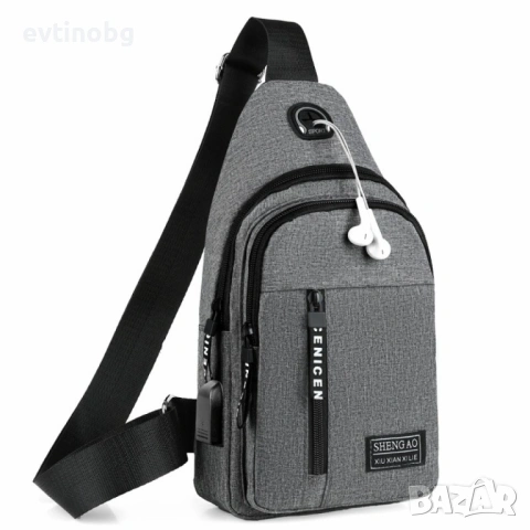 Мъжка спортна мултифункционална раница за спорт за едно рамо BAG109, снимка 3 - Раници - 53844532