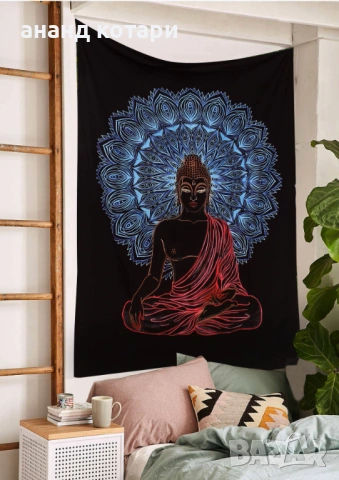 Ръчно изработени индийски чаршафи-1,2,11,12,13,14, снимка 6 - Покривки за легло - 38235667