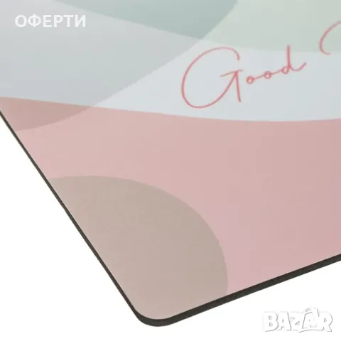 Подложка за мишка Pastel Colours Good Vibes 24x20см арт No227484, снимка 2 - Друга електроника - 47021769