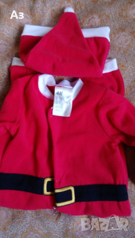 Продавам Бебешки екип на Дядо Коледа – нов, снимка 10 - Комплекти за бебе - 52499492