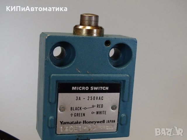 краен изключвател Yamatake Honeywell 14CE1-3J limit switch 3A 250VAC, снимка 3 - Резервни части за машини - 46112891