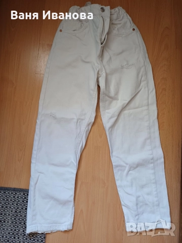 Детски бели дънки Zara