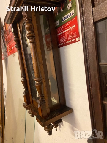 Часовник стар немски, снимка 4 - Антикварни и старинни предмети - 52919259