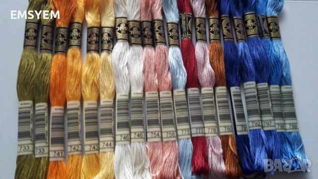 мулине DMC за бродерия, снимка 6 - Гоблени - 50915962