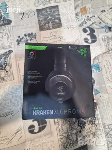 Оригинални Razer Kraken 7.1 Chroma, снимка 1 - Слушалки и портативни колонки - 47154642