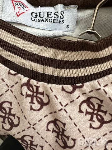 Guess дамски комплект панталон и блуза с къс ръкав, снимка 3 - Панталони - 53943800