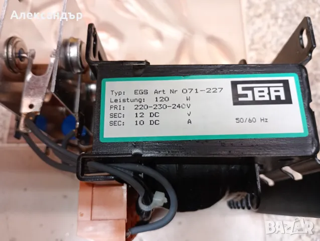 Трансформатор с изправител 12V 10A, снимка 2 - Резервни части за машини - 47101722