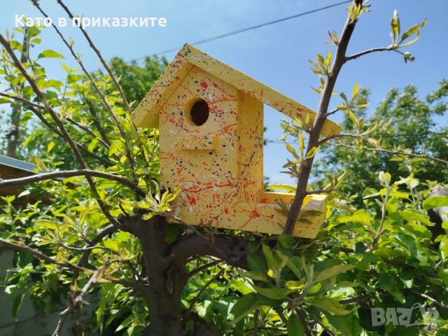 Къща с Хранилка за птици , Къщи с Хранилки за птички, Къщички , снимка 7 - За птици - 40065244