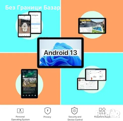 Нов UMIDIGI G2 Таблет 10.1", 8GB+64GB, Android 13, 6000mAh, WiFi 6, снимка 6 - Таблети - 47531142