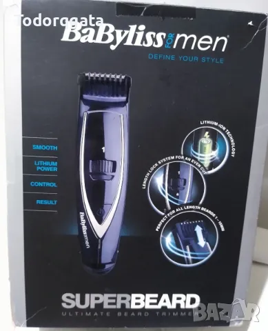Babyliss Beard Trimmer Машинка Тример за Брада Различни Дължини 1-15мм Мъже Подарък, снимка 7 - Електрически самобръсначки - 49398873