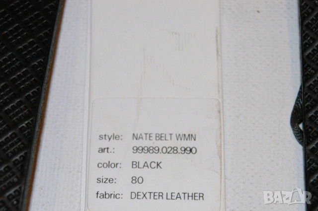 G-star черен колан от естествена кожа 80, снимка 7 - Колани - 53246594