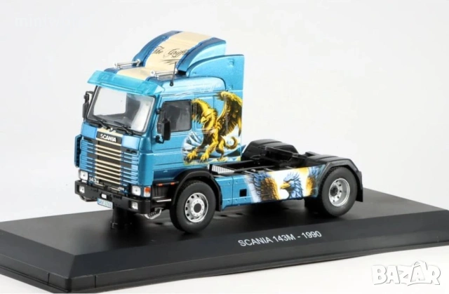 SCANIA 143M „The Griffin“ влекач 1990 - мащаб 1:43 на Hachette моделът е нов в блистер