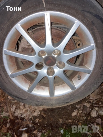 Лети джанти Сааб, снимка 2 - Гуми и джанти - 53525196