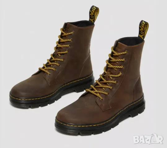 Dr. Martens Combs Crazy Horse Дамски кубинки, 36 EU, снимка 1 - Дамски боти - 47457500