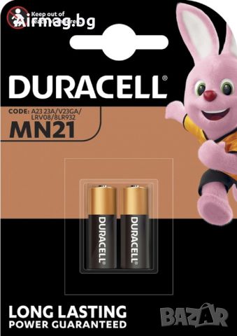 Батерии Duracell Alkaline MN21 12V 2бр. блистер, снимка 1 - Батерии, зарядни - 45525254