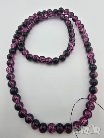 Стъклени Мъниста за бижута 10мм 8мм 6 мм 4мм J248, снимка 2 - Други - 52419284