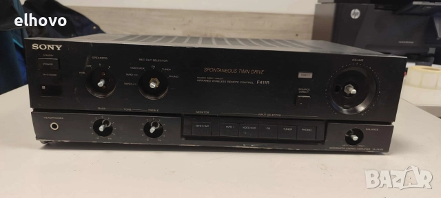 Стерео усилвател Sony TA-F411R, снимка 2 - Ресийвъри, усилватели, смесителни пултове - 52467703