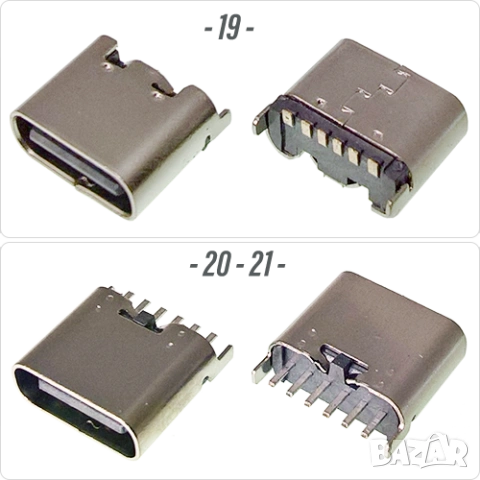 Букса конектор USB Type-C  6 pin , Waterproof IP67-IP68 panel mount, снимка 5 - Ремонт на друга електроника - 54184333