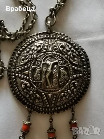 Стар сребърен религиозен накит. , снимка 13 - Антикварни и старинни предмети - 45765900
