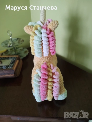 🦄 еднорог, снимка 2 - Плюшени играчки - 54170759