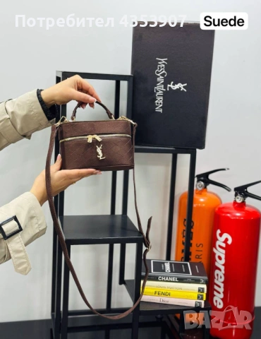 чанта Saint Laurent , снимка 11 - Чанти - 53614617