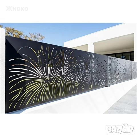 Лазерно рязане на пана за ограда – по поръчка, снимка 2 - Пана - 50921843