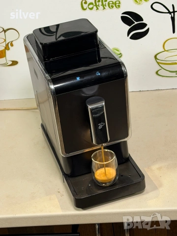 Кафемашина кафе автомат Tchibo с гаранция, снимка 7 - Кафемашини - 53556313