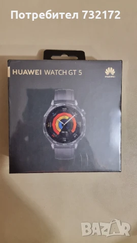 -15% Смарт часовник Huawei Watch GT5- 46 мм, черен VLI-B19F