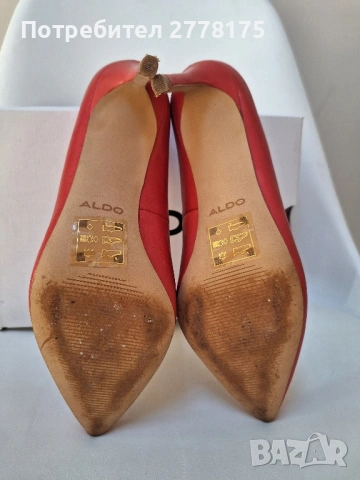 Aldo обувки на ток от естествена кожа, снимка 4 - Дамски обувки на ток - 53153047