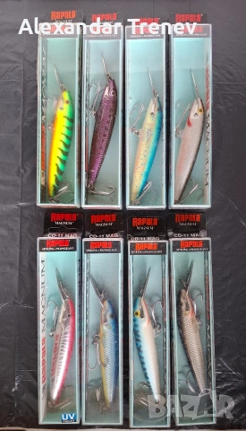 Воблери Rapala CDMAG-7,9,11,14,18, снимка 5 - Екипировка - 54168692