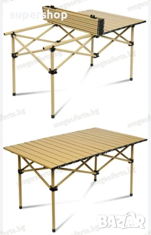Преносима Сгъваема Маса в Калъф за Къмпинг, Пикник, Барбекю , снимка 5 - Градински мебели, декорация  - 53869246