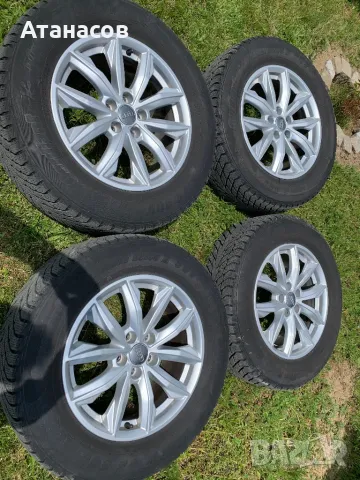 Джанти с гуми 7х17 ЕТ34  5х112 , снимка 1