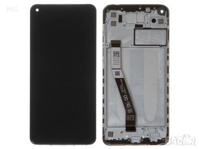Оригинален LCD Дисплей с тъчскрийн и рамка за Xiaomi Redmi Note 9, Note 10X 