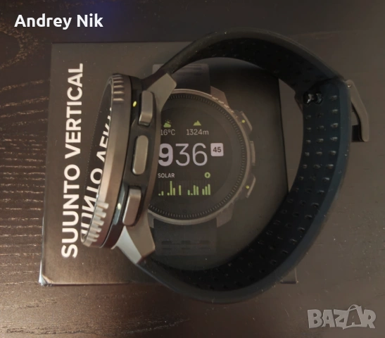 Suunto Vertical Titanium Solar – Като нов! , снимка 4 - Смарт гривни - 53883136