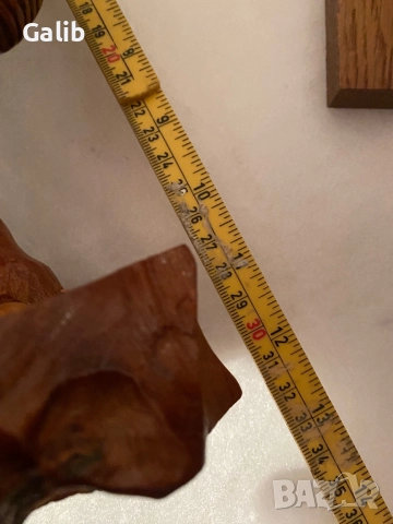 Дърворезба, ръчна изработка Слон, Куче, Ангел пазител, Кръст, Мъж с чук, снимка 9 - Декорация за дома - 52507600