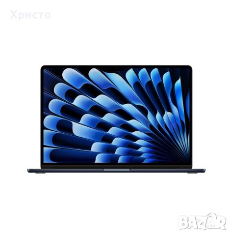 НОВ!!! Лаптоп Apple MacBook Air 13", Apple M3, 8 ядра CPU и 10 ядра GPU, 8GB, 512GB, Midnight, снимка 1 - Лаптопи за работа - 46494361