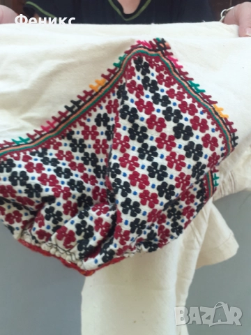 Стари дамски кенарени гащи от чеиз за народна носия, снимка 9 - Антикварни и старинни предмети - 51487619