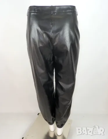  XXL-XXXL Черен кожен панталон , снимка 2 - Панталони - 50348786