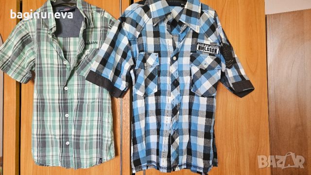 Детски ризи с къс ръкав размер 128, снимка 1 - Детски ризи - 46111263