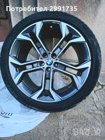 Гуми с джанти BMW Style 741 (8071998 и 8071999) за X5 G05 и X6 G06, снимка 2 - Гуми и джанти - 53169506