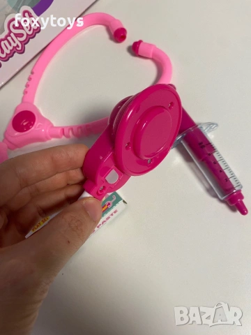 Докторски комплект с престилка - розов, снимка 8 - Други - 53478233