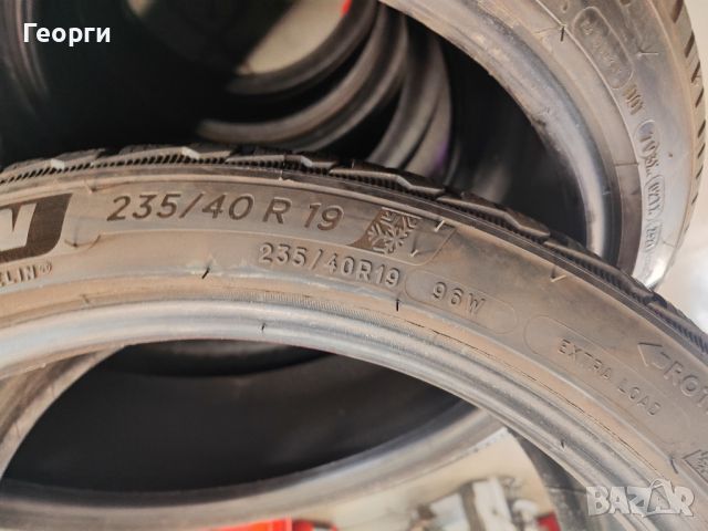 4бр.зимни гуми 235/40/19 Michelin, снимка 6 - Гуми и джанти - 45482197